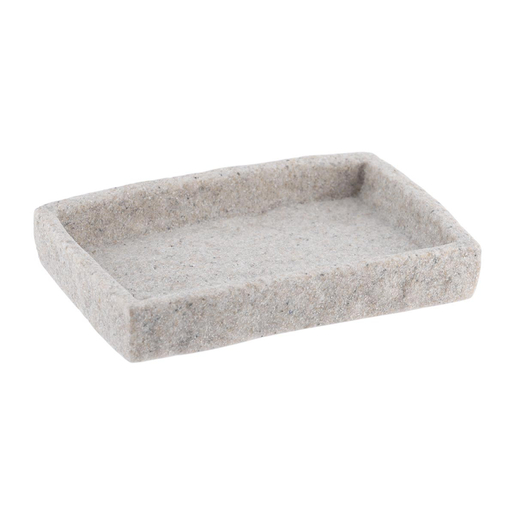 TENDANCE držač sapuna Pavia poliresin, sivi