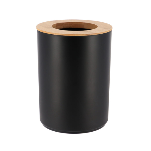 TENDANCE kanta za smeće bambus, crna