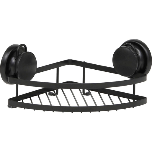 TENDANCE kutna košarica vakum, metal, crna