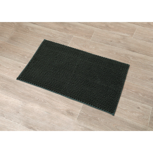 TENDANCE podloga za kupaonicu Balls 50 x 80 cm, mikrofibra, crna