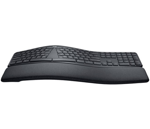 Logitech Ergo K860, ergonomska, bežična tipkovnica, crna, USB (920-010108)
