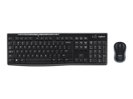 Logitech MK270 Wireless Desktop, bežična tipkovnica + miš, crna (920-004532)