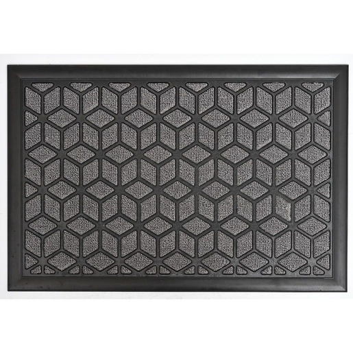 LUANCE otirač Long Island 40 x 60 cm, polipropilen/guma, sivi