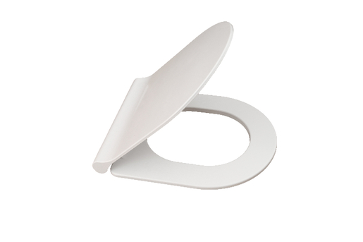 GEPARD SANITARY WC daska  D shape Slim 44,7 x 37 cm, duroplast, okov c9, bf+tfp-sc/take off, bijela