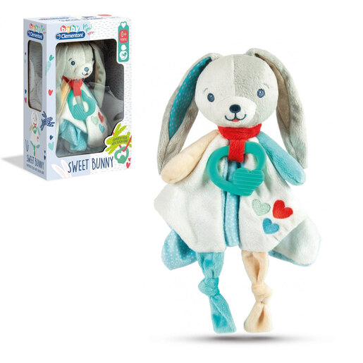 Clementoni Tješilica zeko plišani s grickalicom