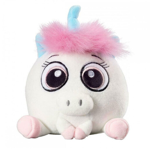 Jednorog plišani, bijelo-rozi 13 cm