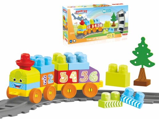 Vlak set kocke 36 dijelova