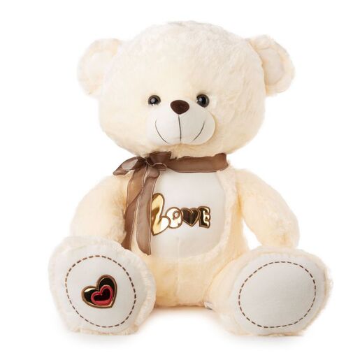 Plišani medo s natpisom Love i mašnom 60 cm