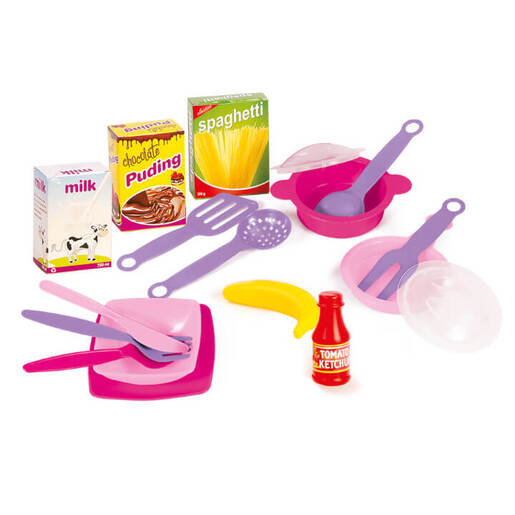 Kolica s kuhinjskim setom 18 dijelova - jednorog