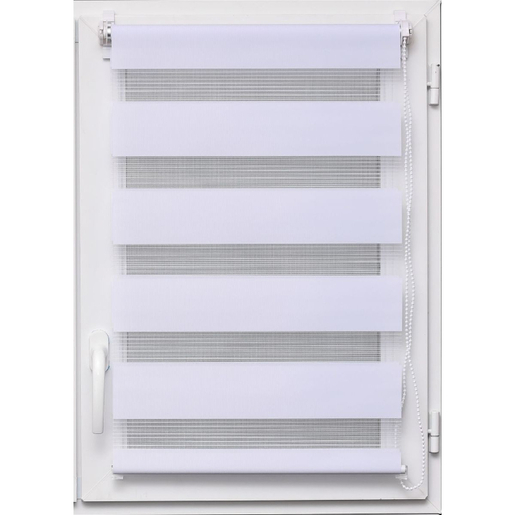 LUANCE rolo zavjesa Zebra 60 x 180 cm, bijela