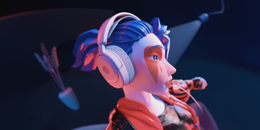 Slušalice SteelSeries Arctis Nova 1 - Bijela