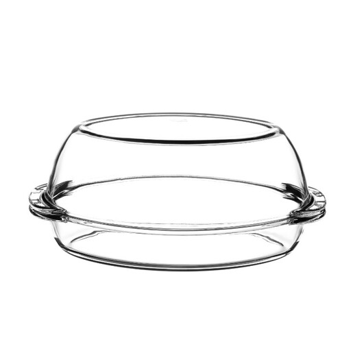 Borcam vatrostalna ovalna posuda  3l s poklopcem 1,9l, 34 cm x 20 cm x 15 cm