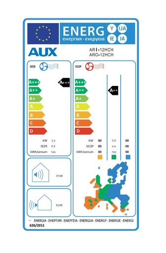 AUX klima uređaj HALO ARI-12HCH/ARO-12HCH