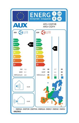 AUX klima uređaj Q-Premium ARI-12QFHB/ARO-12QFH