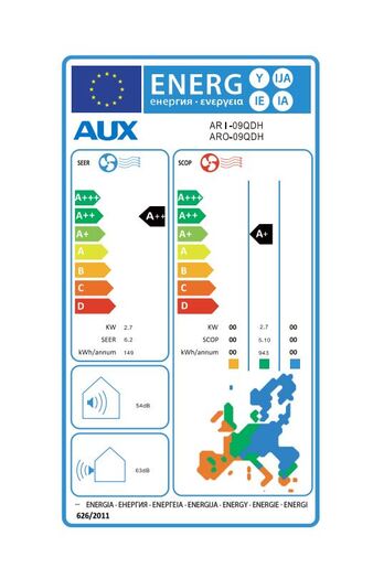 AUX klima uređaj Q-Neo ARI-09QDH/ARO-09QDH