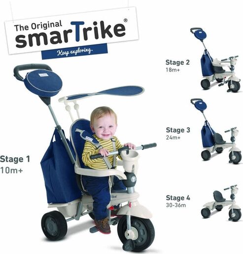 Smart Trike tricikl Voyage 4u1, plavi