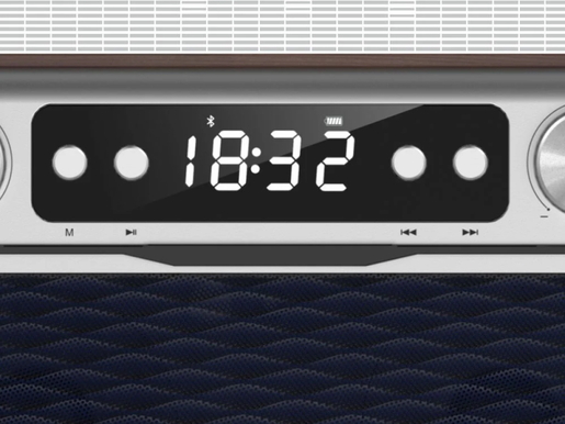 MANTA prijenosni radio Ibiza RDI917PRO, FM, budilica, sat, LCD, BT, USB, microSD, baterija