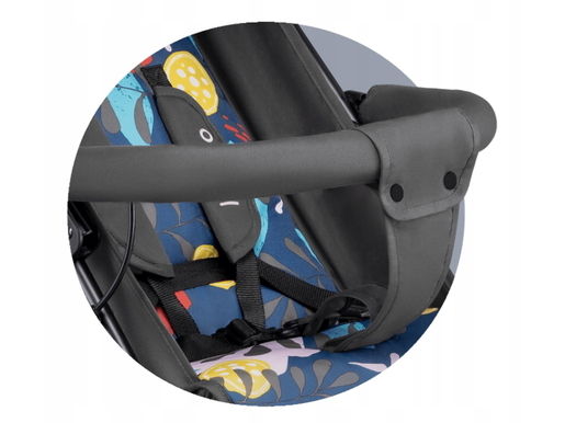 Lionelo dječja kolica Elia, plava + zaštita za noge + zaštita od komaraca