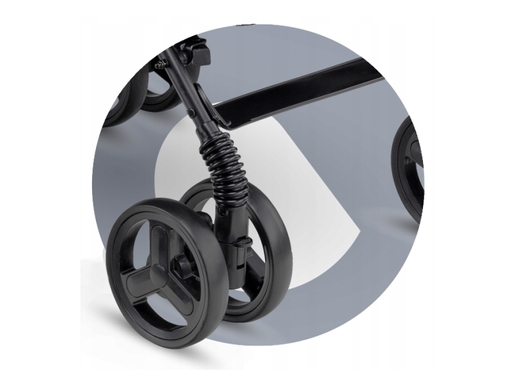 Lionelo dječja kolica Elia, plava + zaštita za noge + zaštita od komaraca