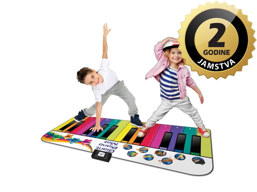 N-Gear piano-mat prostirka-klavijatura za skakutanje, 24 tipke XXL
