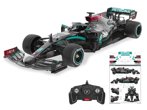Jamara auto na daljinsko upravljanje Mercedes-AMG F1 W11 EQ Performan, crni 1:18