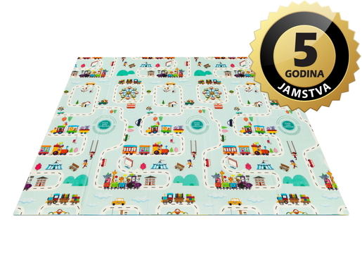 Lionelo dječja podloga za igru Robby Multico - edukativni madrac s dvije strane