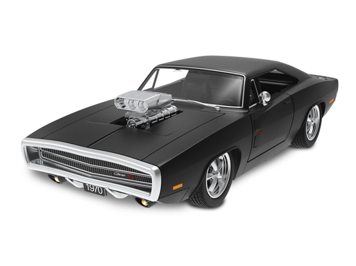 Jamara auto na daljinsko upravljanje DELUX Dodge Charger RT 1970, crni 1:16