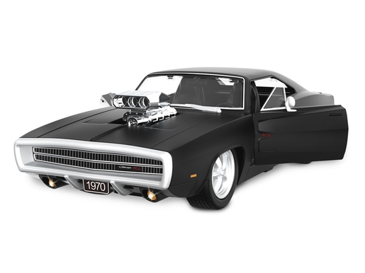 Jamara auto na daljinsko upravljanje DELUX Dodge Charger RT 1970, crni 1:16