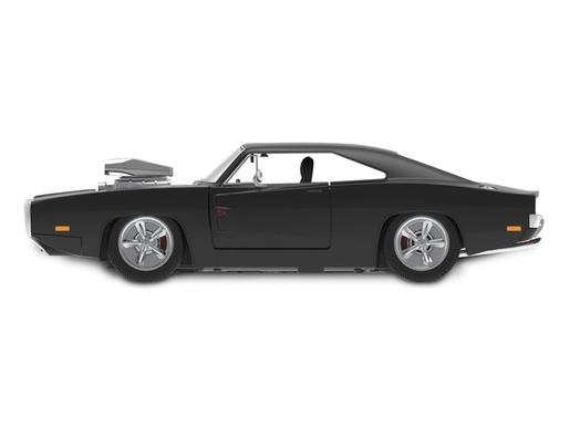 Jamara auto na daljinsko upravljanje DELUX Dodge Charger RT 1970, crni 1:16