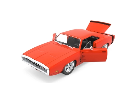 Jamara auto na daljinsko upravljanje DELUX Dodge Charger RT 1970, crveni 1:16