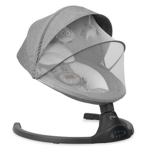 MoMi električna ljuljačka Lami, tamno siva