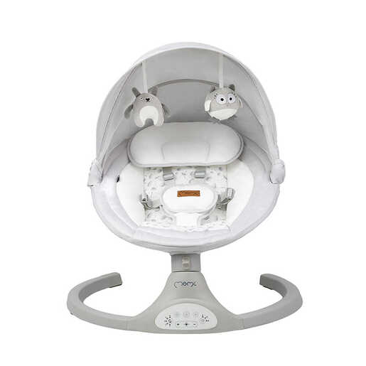 MoMi električna ljuljačka Lami, svijetlo siva