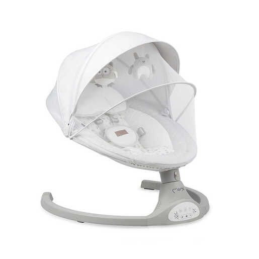 MoMi električna ljuljačka Lami, svijetlo siva