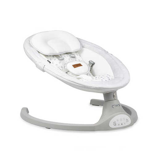 MoMi električna ljuljačka Lami, svijetlo siva