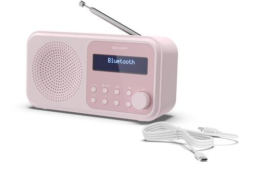 SHARP radio uređaj DR-P420, DAB+, DAB, FM, BT, RDS, rozi
