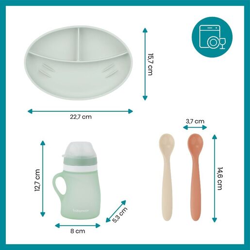 Babymoov set za jelo Kit Grow Isy, A005406