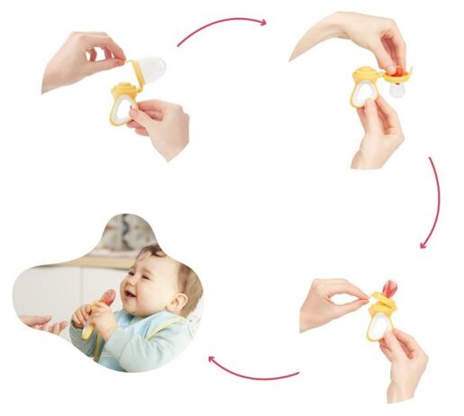 Badabulle duda za hranjenje, žuta