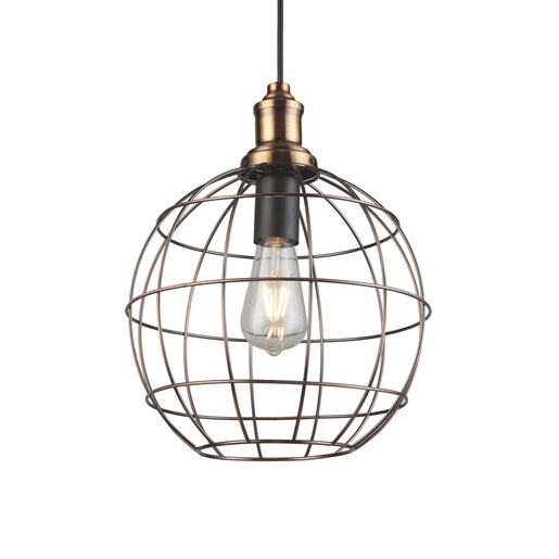 Viseća svjetiljka Viela, 29 cm E27, IP20, staro zlato