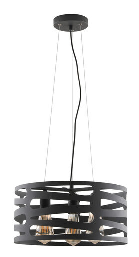 Viseća svjetiljka Maris, 3 x E27, IP20, crna