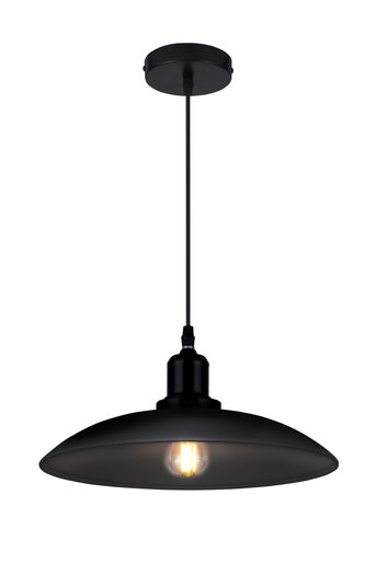 Viseća svjetiljka Horizon, E27, IP20, crna