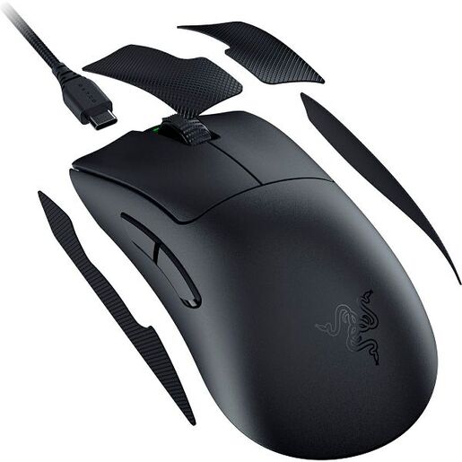 Razer DeathAdder V3 Pro, bežični gaming miš, crni