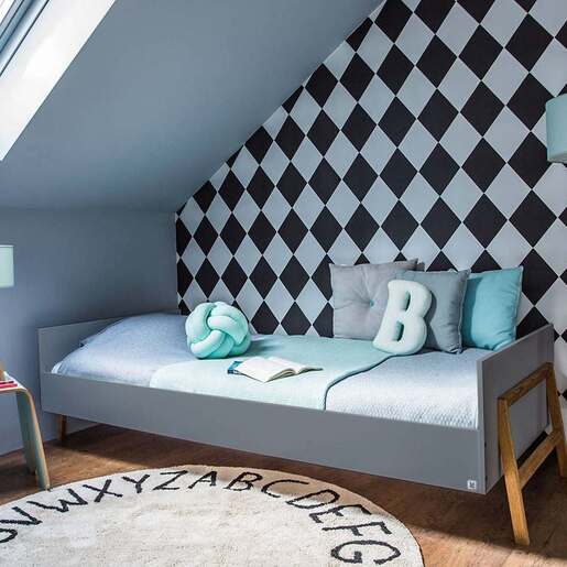 Bellamy Lotta Junior krevet 200 × 90 cm, sivi