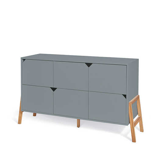 Bellamy Lotta komoda s 6 ladica, siva