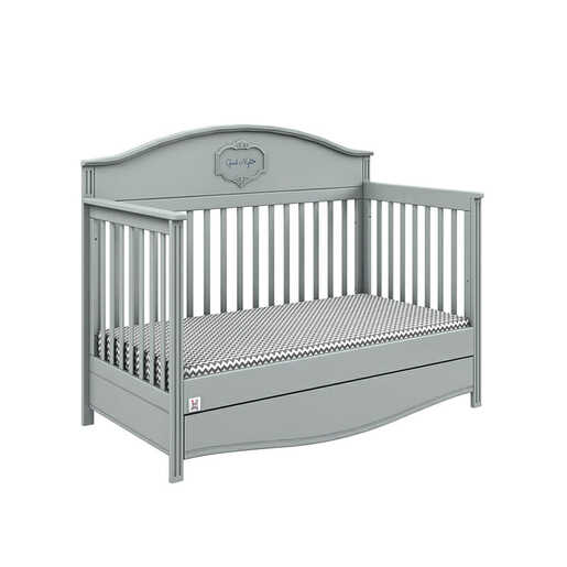 Bellamy Good Night krevetić 140 x 70 cm, sivi