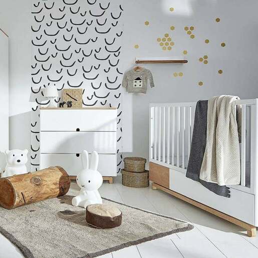 Bellamy Nomi krevet - sofa 70 x 140 cm, bijeli