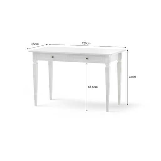 Bellamy Ines Junior stol, bijeli