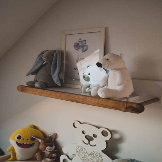 Bellamy Lotta/Nomi polica za zid, bijela