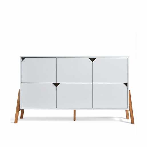 Bellamy Lotta komoda s 6 ladica, bijela