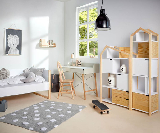 Bellamy Tatam Joey polica za knjige, bijelo/roza