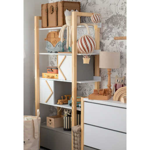 Bellamy Pinette polica za knjige, bijela